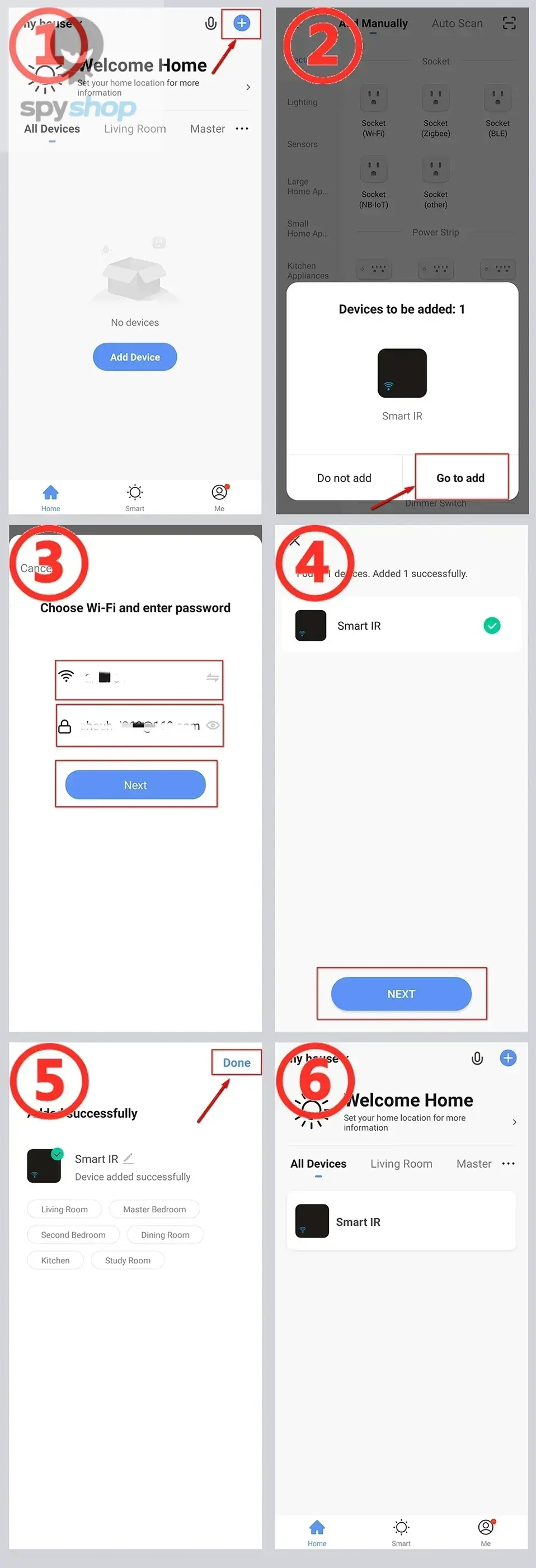 Tuya WiFi IR Remote Control Smart Universal for TV Air Conditioner Alexa Remote Control Work with Google Home Yandex Google Spy-shop.com