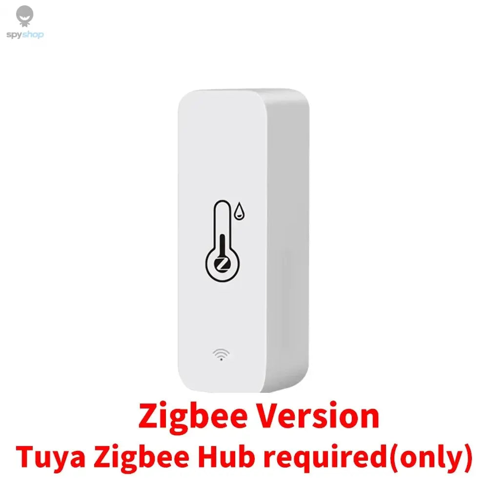 Tuya WiFi Zigbee Temperature Humidity Sensor Smart Home Indoor Hygrometer APP Monitoring Work with Google Home SmartLife Alexa Spy-shop.com