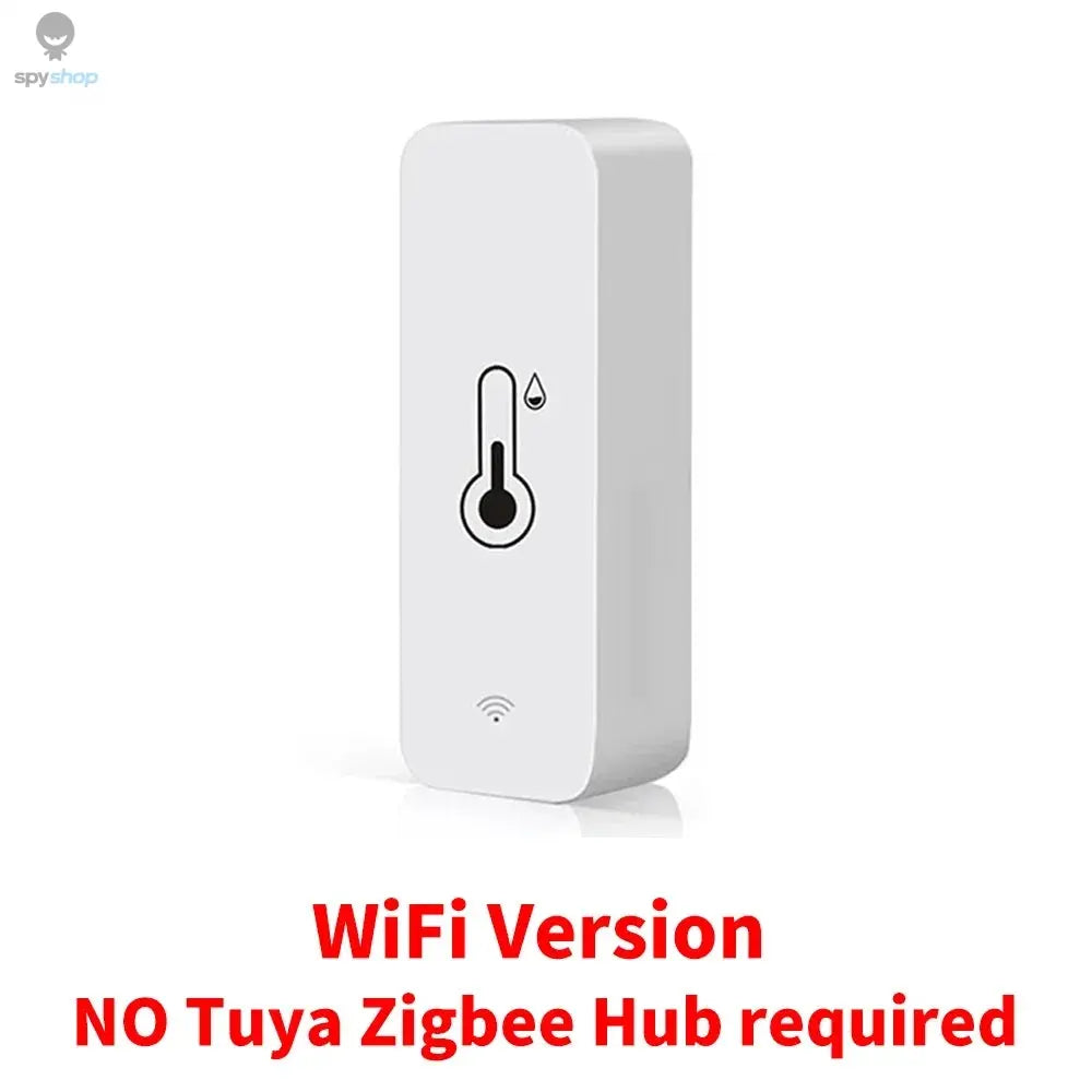 Tuya WiFi Zigbee Temperature Humidity Sensor Smart Home Indoor Hygrometer APP Monitoring Work with Google Home SmartLife Alexa Spy-shop.com