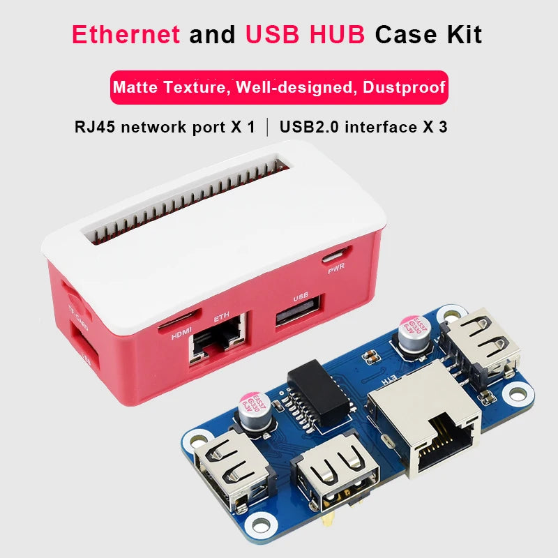 Raspberry Pi Zero Ethernetni in USB-razdelilni HAT