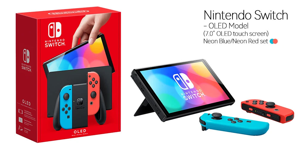 Nintendo Switch OLED Game Console 64GB Set