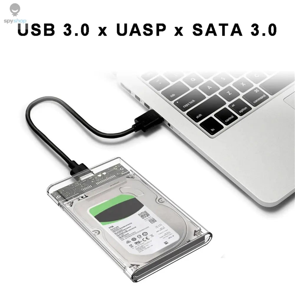 USB 3.0 HDD Enclosure 2.5inch SATA SSD Hard Drive Case with 5Gbps Transfer Speed Mobile External Housing Harddisk Boxs Cable Spy-shop.com