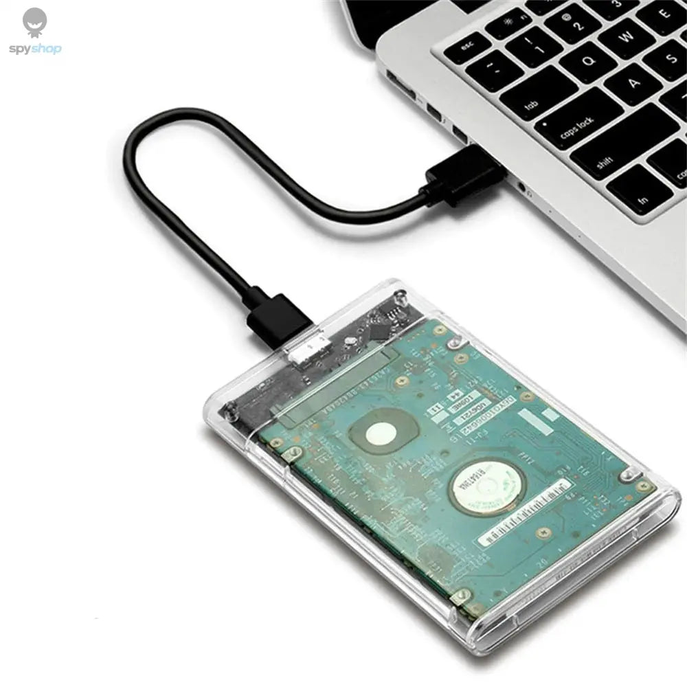 USB 3.0 HDD Enclosure 2.5inch SATA SSD Hard Drive Case with 5Gbps Transfer Speed Mobile External Housing Harddisk Boxs Cable Spy-shop.com