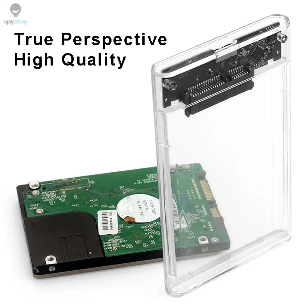 USB 3.0 HDD Enclosure 2.5inch SATA SSD Hard Drive Case with 5Gbps Transfer Speed Mobile External Housing Harddisk Boxs Cable Spy-shop.com