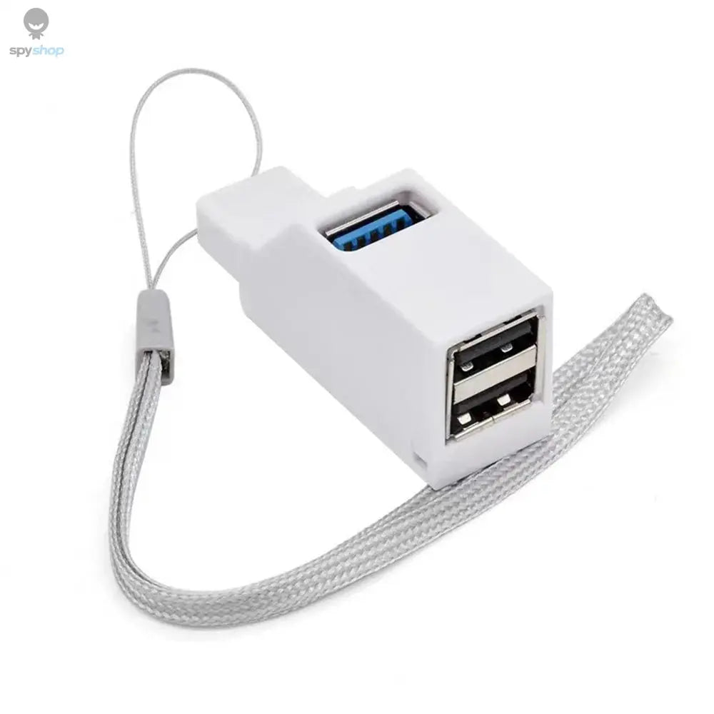 USB 3.0 HUB Adapter Extender Mini Splitter Box 1 to 3 Ports High Speed USB 2.0 For PC Laptop U Disk Card Reader Spy-shop.com