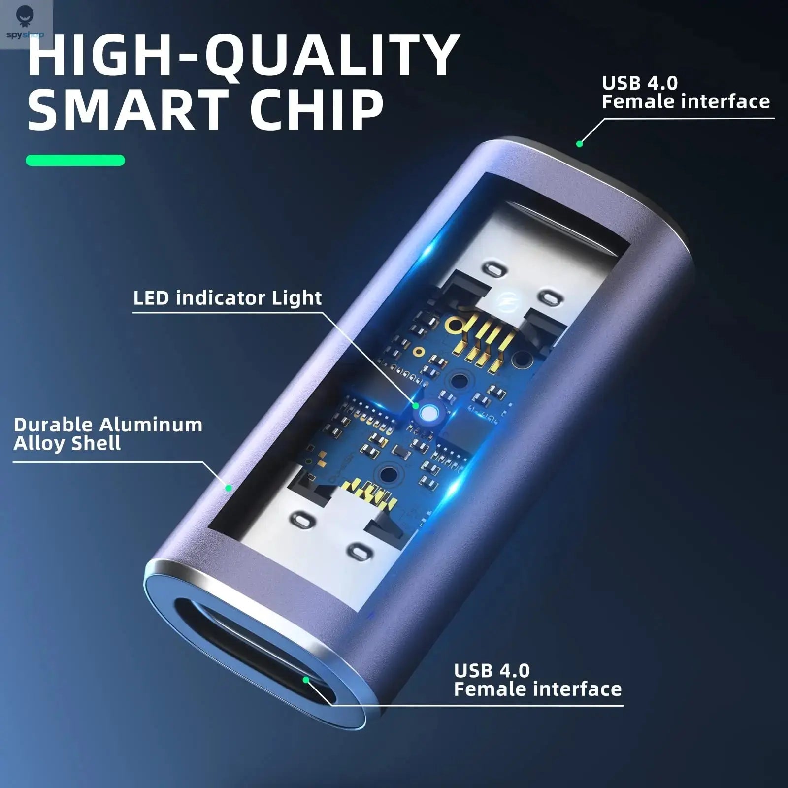 USB C Female to Female Adapter with PD 240W 40Gbps 8K 60hz Video Compatible for Thunderbolt 4/3, MacBook Pro/Air,iPad, USB-C HUB