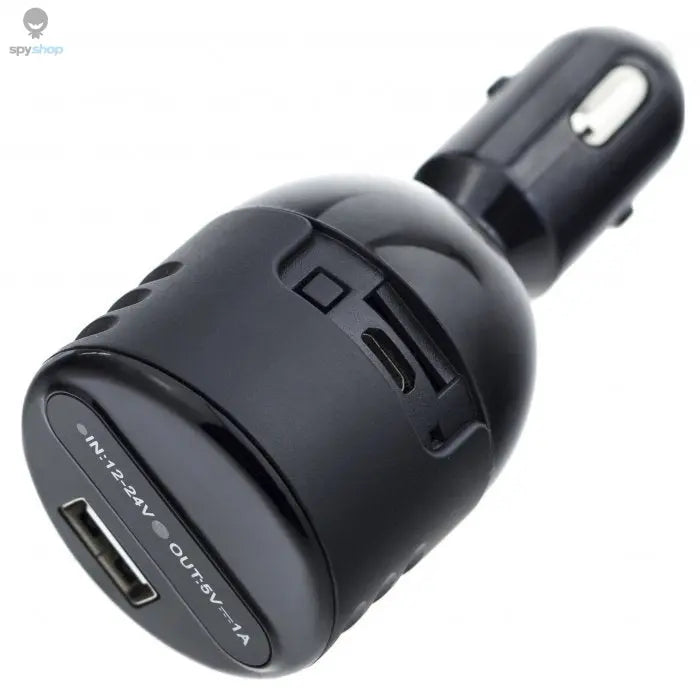 USB Car Adapter Lawmate PV-CG20 with Hidden Camera 🚗📹✨🌟🔍💡🔌 Spy-shop.com