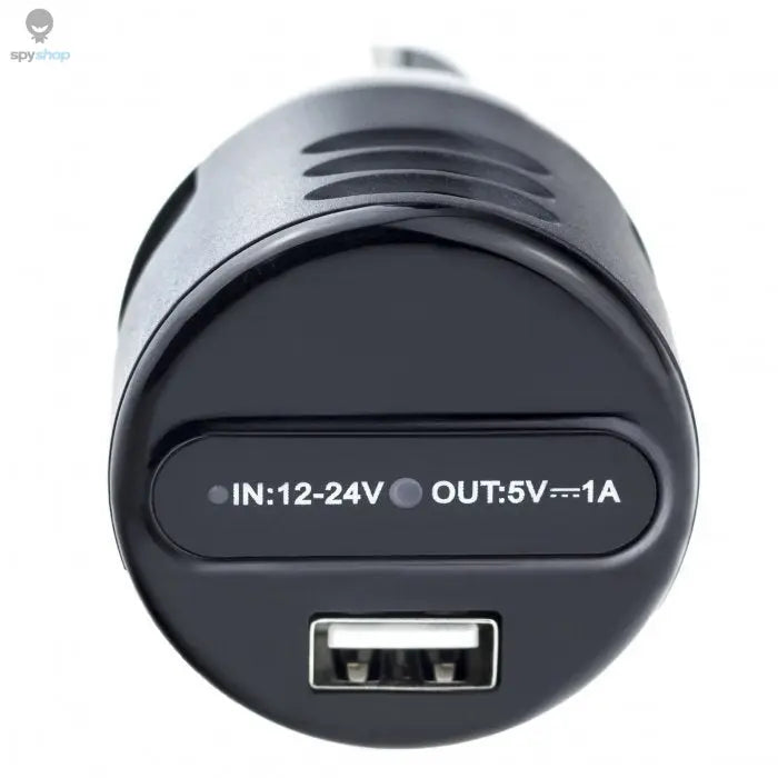 USB Car Adapter Lawmate PV-CG20 with Hidden Camera 🚗📹✨🌟🔍💡🔌 Spy-shop.com