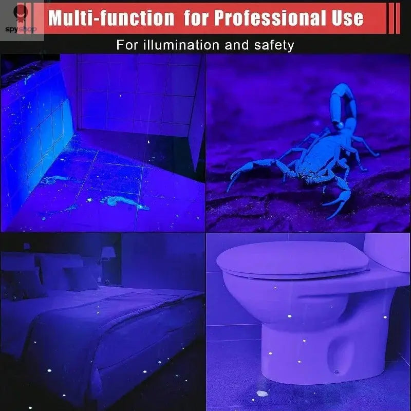 UV Flashlight 395nm Ultraviolet Torch With Pen Clip Portable AAA Batteries Used Violet Light Pet Urine Scorpion Detector UV Lamp Spy-shop.com