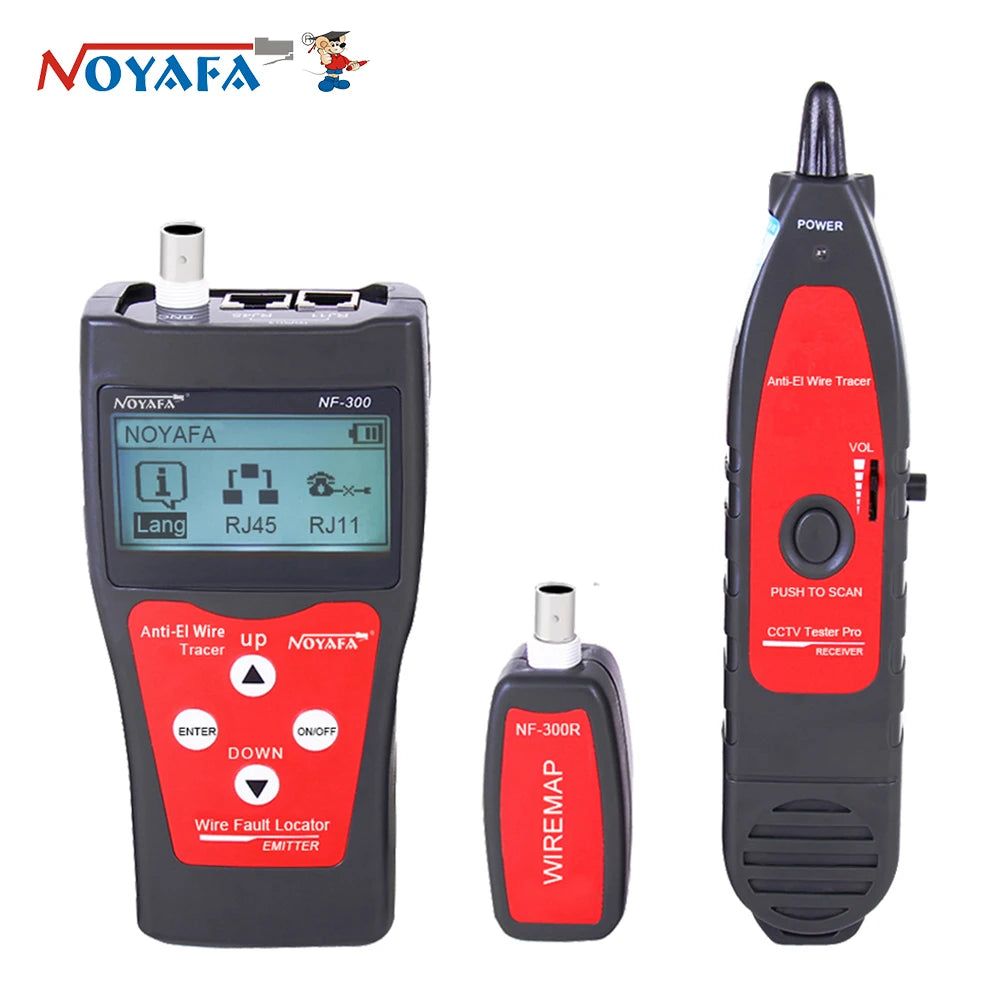 Tester a trasovač sieťových káblov NOYAFA NF-300