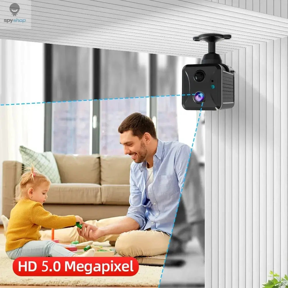 Ubox Mini 4G Security Camera SIM Card or Wifi Ultra HD Surveillance Camera 3800 mAh Battery Low Power Voice Intercom CCTV Camera Spy-shop.com