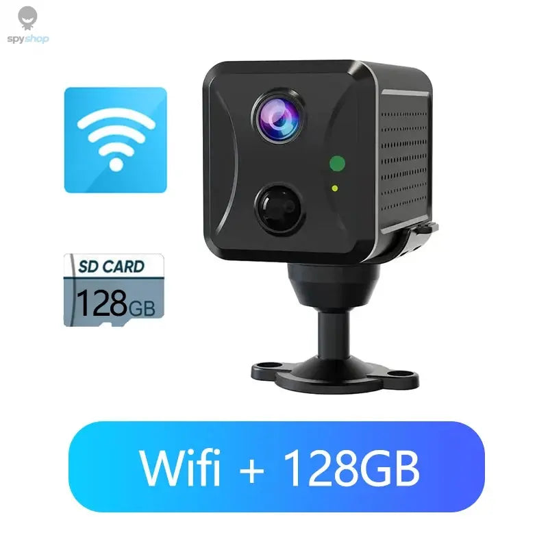 Ubox Mini 4G Security Camera SIM Card or Wifi Ultra HD Surveillance Camera 3800 mAh Battery Low Power Voice Intercom CCTV Camera Spy-shop.com