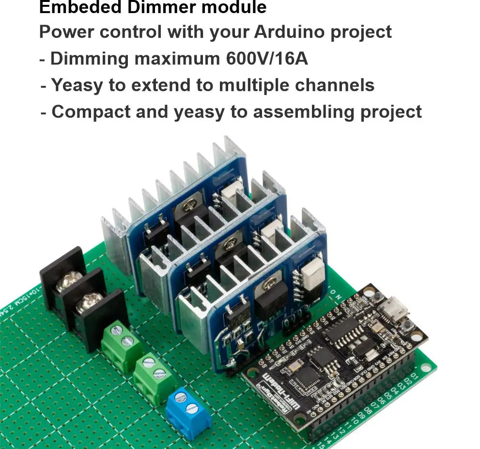 Embedded AC Dimmer Module - 3.3/5 V Logic