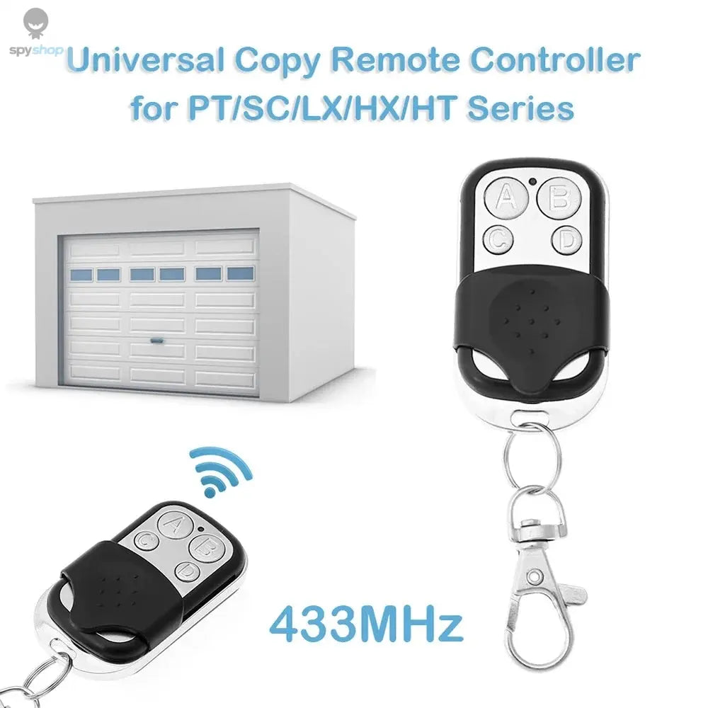 Universal 4 Buttons Garage Door Opener Remote Control 433MHZ Clone Fixed Learning Rolling Code Duplicator Garage Spy-shop.com