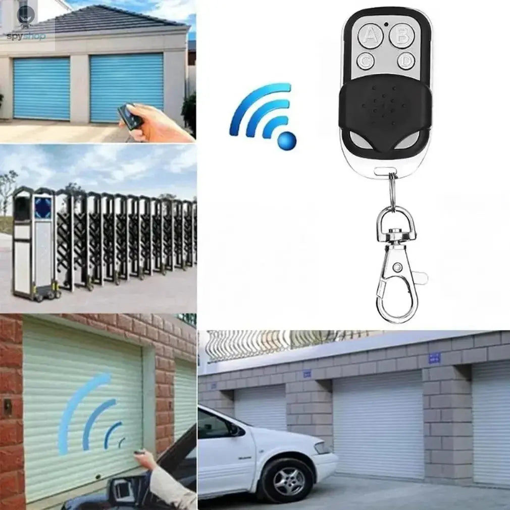 Universal 4 Buttons Garage Door Opener Remote Control 433MHZ Clone Fixed Learning Rolling Code Duplicator Garage Spy-shop.com