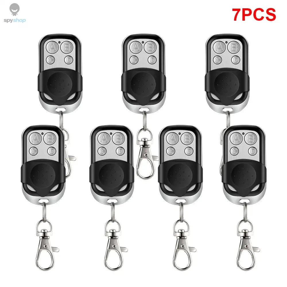 Universal 4 Buttons Garage Door Opener Remote Control 433MHZ Clone Fixed Learning Rolling Code Duplicator Garage Spy-shop.com