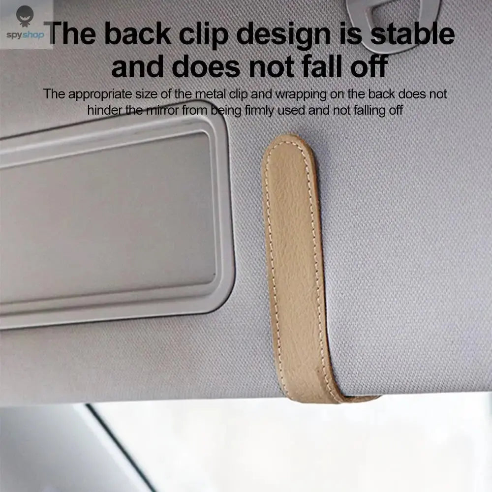 Universal Car Sunglasses Clip Card Ticket Holder Stand Fastener Pen Case Eyeglasses Sun Visor Car Accessories Spy-shop.com