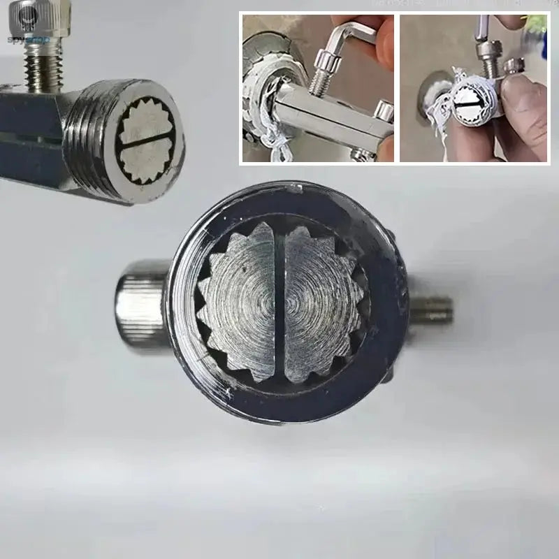 Universal Extractor for Water Pipe Breakage Multi Specification Wire Extractor Water-tap Screw Remover Angle Valve Repair Tools Spy-shop.com