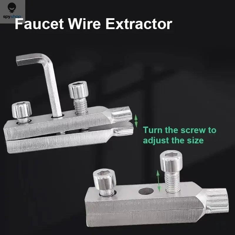 Universal Extractor for Water Pipe Breakage Multi Specification Wire Extractor Water-tap Screw Remover Angle Valve Repair Tools Spy-shop.com