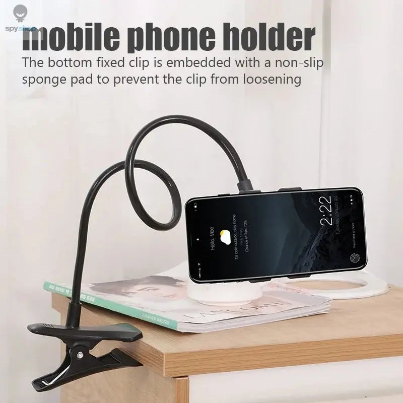 Universal Mobile Phone Holder Flexible Lazy Holder Adjustable Cell Phone Clip Home Bed Desktop Mount Bracket Smartphone Stand Spy-shop.com