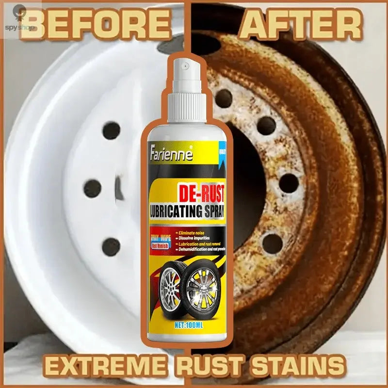 Universal Rust Remover Revitalizing Spray for Car Wheels & Metal Surfaces, Strong Decontamination, Smooth & Reliable Spy-shop.com