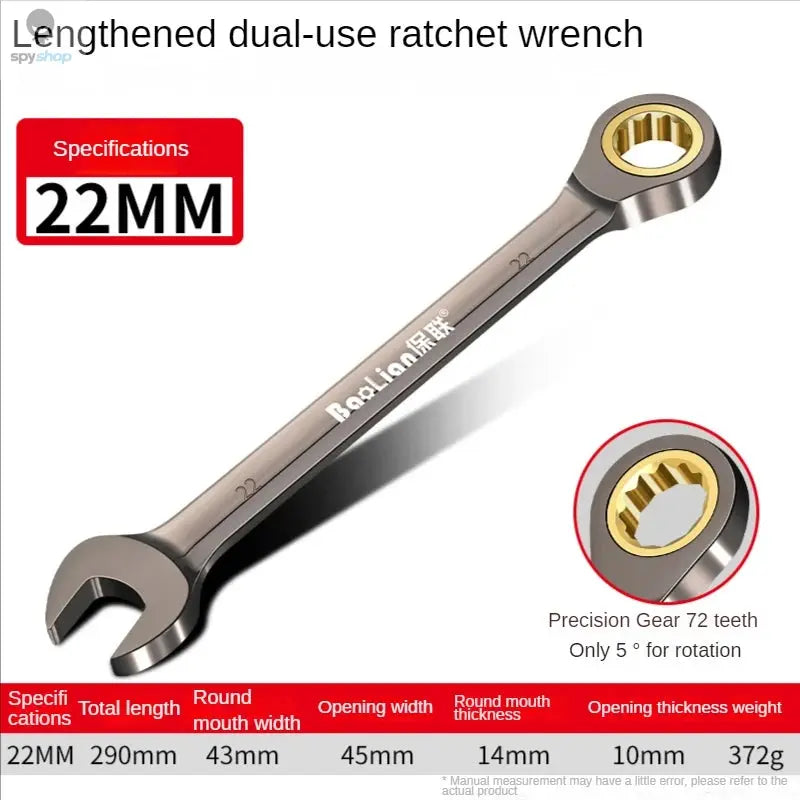Universal Torx Wrench Adjustable Torque 8-22mm Ratchet Spanner for Bicycle Motorcycle Car Repair Tools Mechanical Tool
