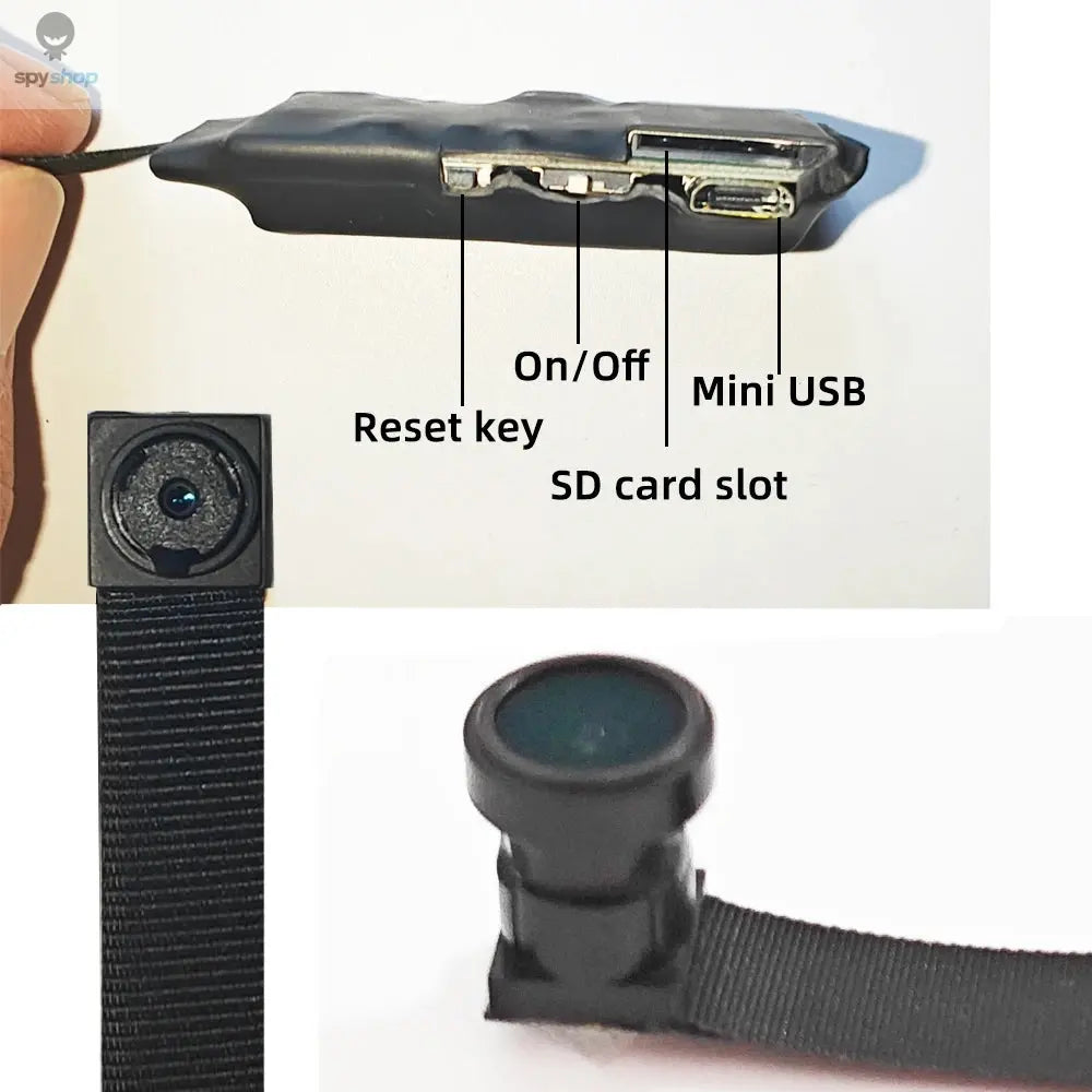 Upgraded version, 4K HD mini WiFi camera, supports remote viewing, motion detection, home nanny style DIY camera Spy-shop.com