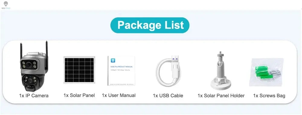 V380 Dual Lens 4G Camera Solar PIR Human Detection Night Vision Waterproof Security Video IP Camara 8MP 4K Battery CCTV Monitor Spy-shop.com