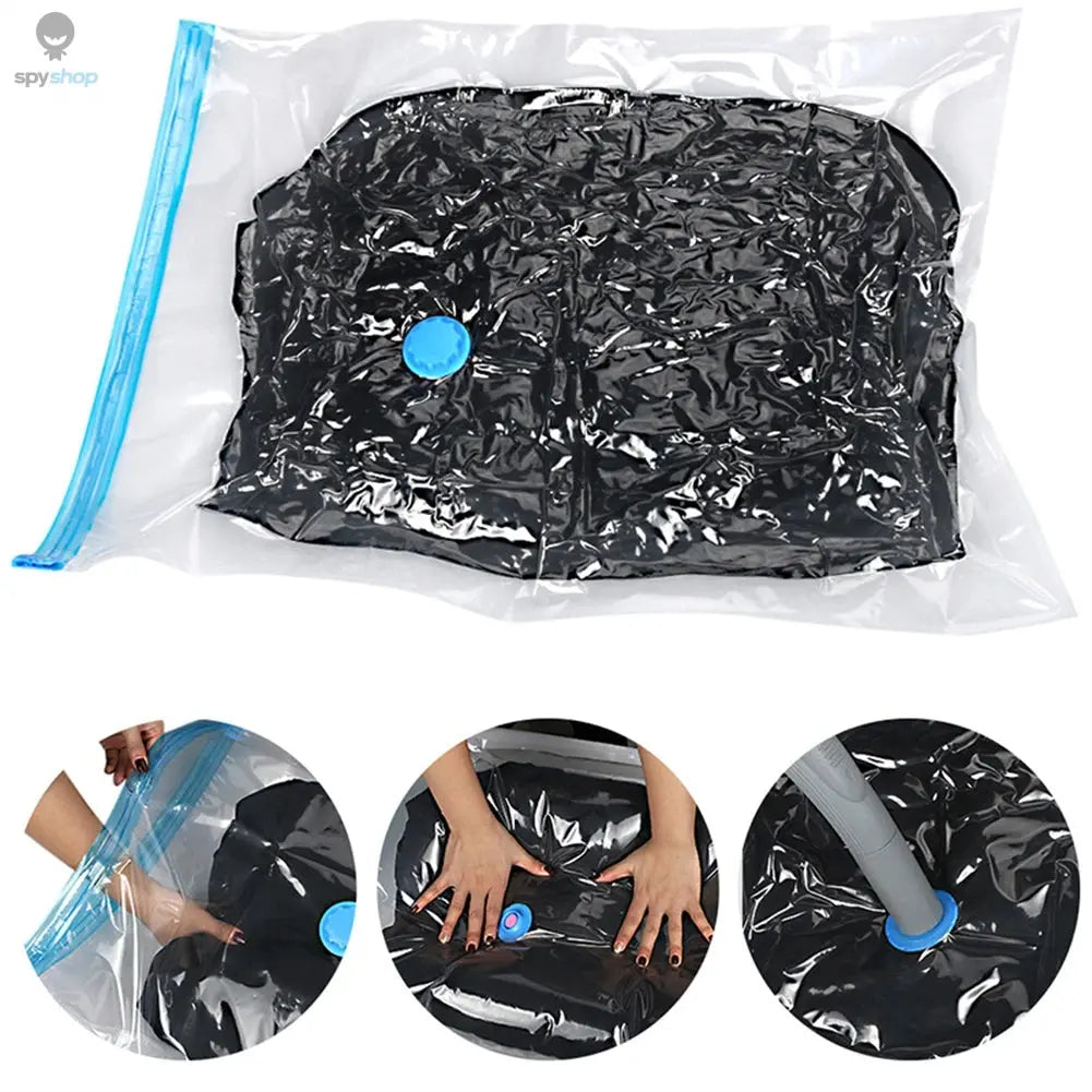 Vacuum Storage Bags With Valve Folding Compressed Space Saving Clothes Storage Big Size For Towel Cloth Blanket Spy-shop.com