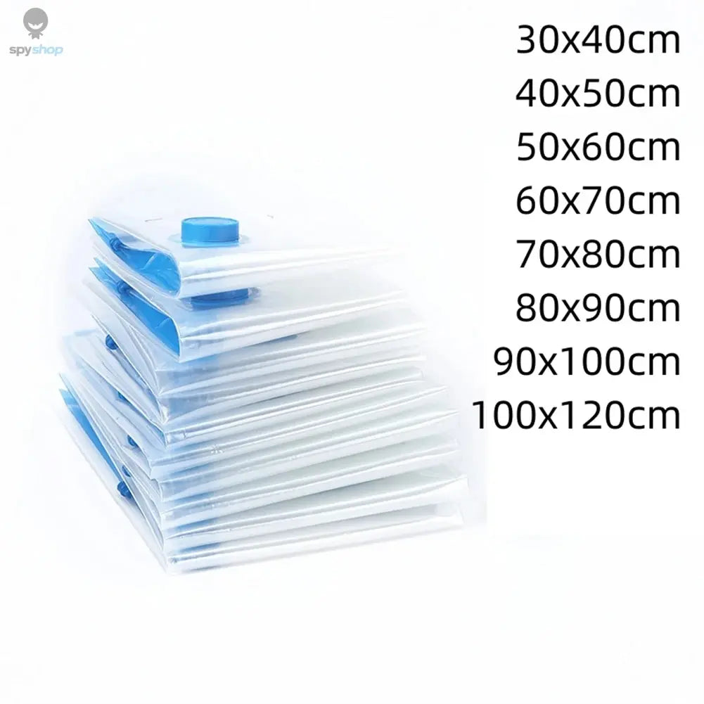 Vacuum Storage Bags With Valve Folding Compressed Space Saving Clothes Storage Big Size For Towel Cloth Blanket Spy-shop.com