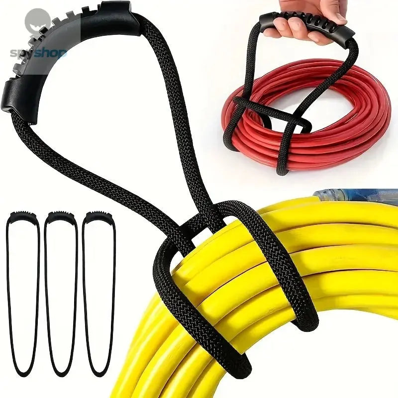 Versatile Storage Strap with Handle- Ideal Organizer for Hoses, Cords-Multipurpose Home, Garage, Boat, RV Accessory
