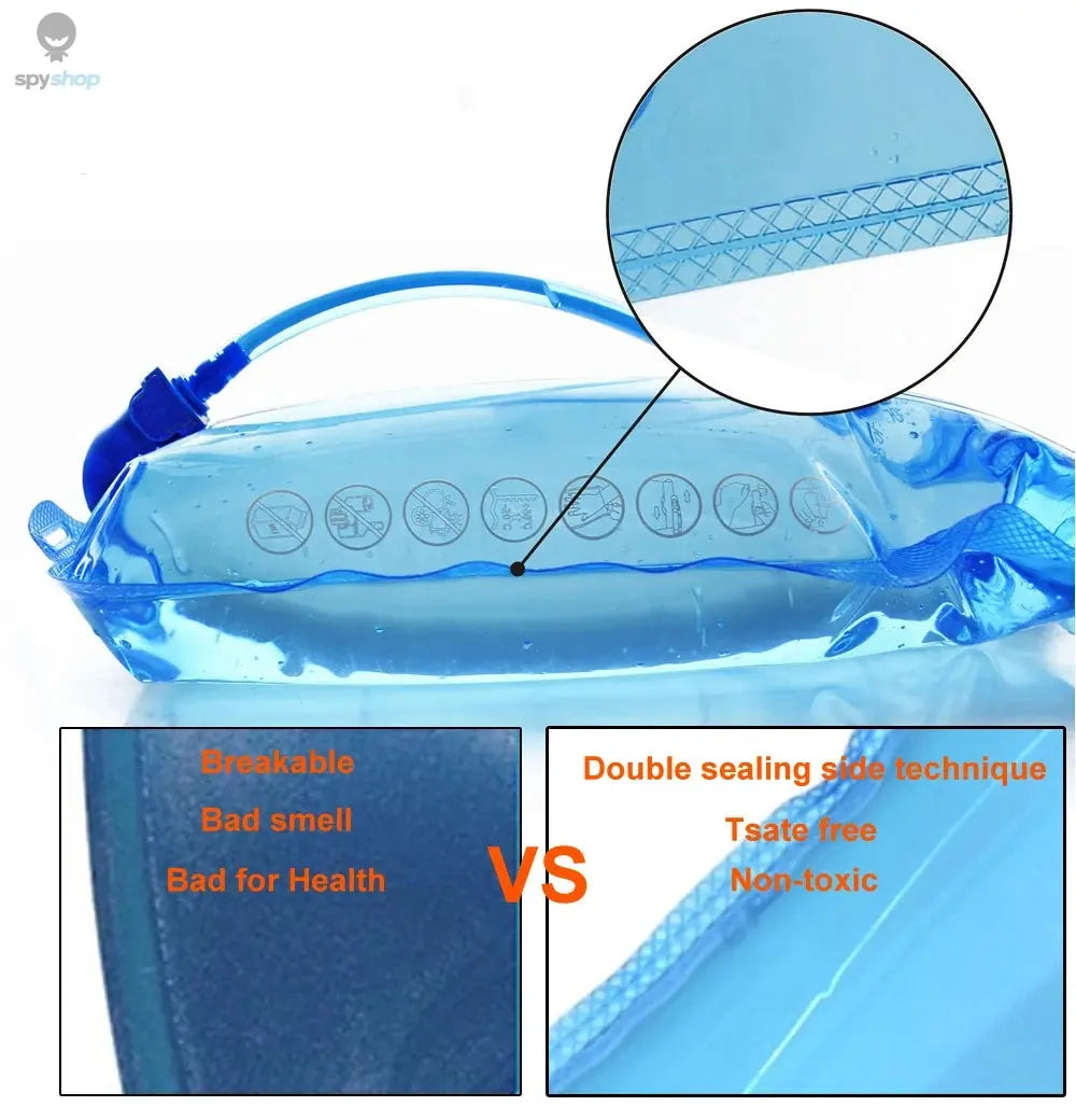 Water Bladder Bag Water Reservoir Hydration Pack 1L 1.5L 2L 3L Storage Bag BPA Free Running Hydration Vest Backpack
