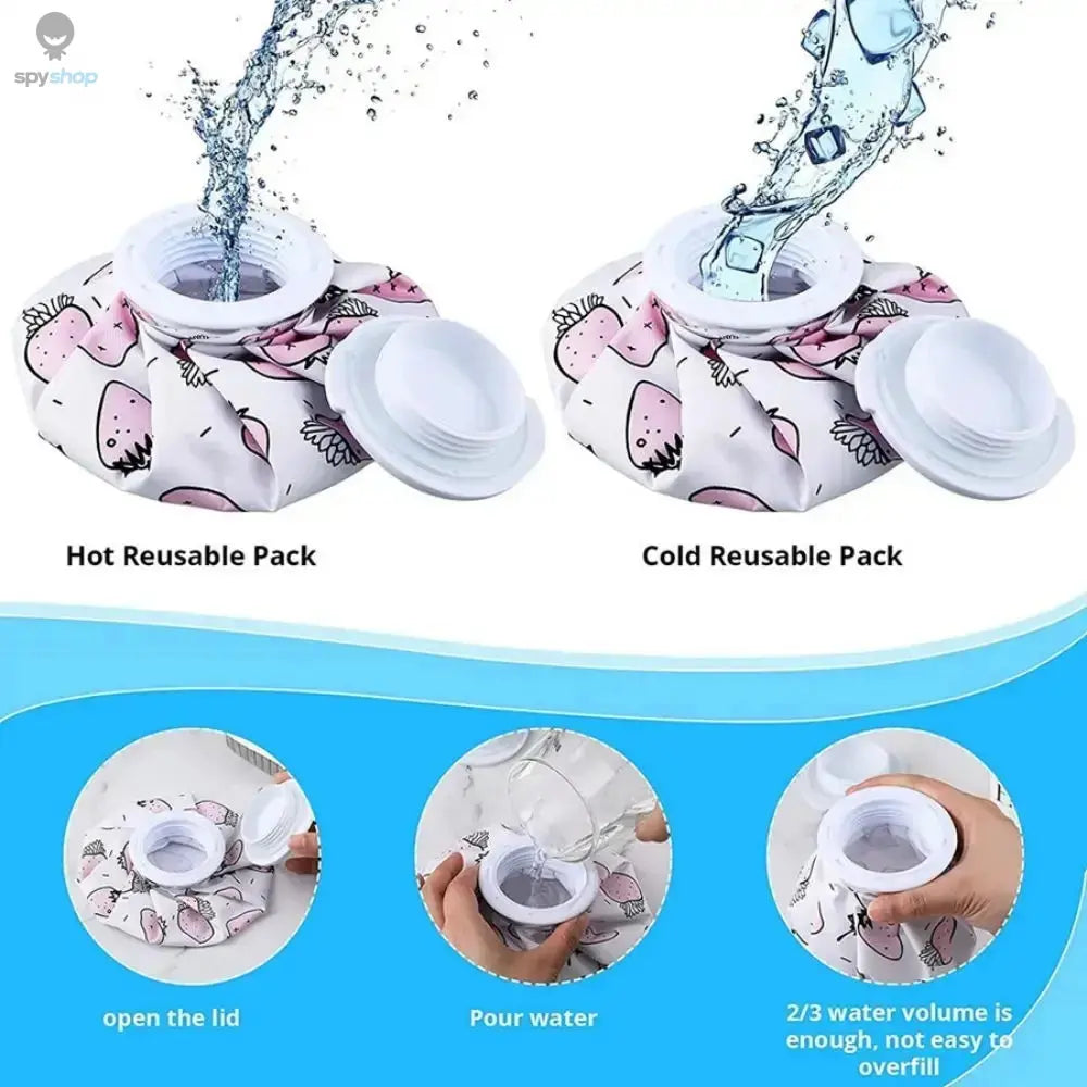 Water Filling Cloth Ice Pack Cartoon Cute Cooling Ice Pack Cold And Hot Physiotherapy Exercise Physical Cooling Cloth Ice Pack Spy-shop.com