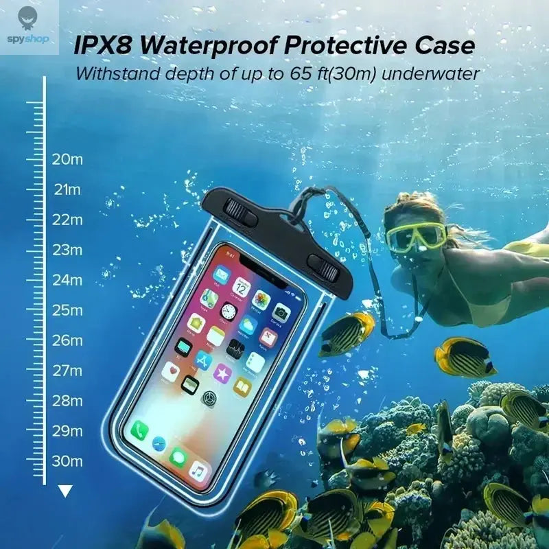 Waterproof Phone Case Swimming Water Proof Bag Universal Underwater Protector Pouch Cover For iPhone Samsung below 6.7" Phone Spy-shop.com