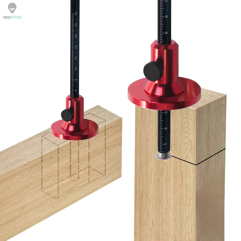 Wheel Marking Gauge - Woodworking Scriber - Wood Marking Tools With Inch & MM Scale - Parallel Line Drawing Mortise Measuring