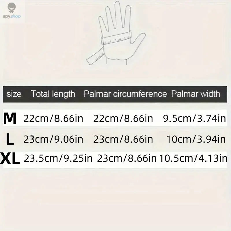 Winter Gloves For Men Waterproof Windproof Cold Gloves Snowboard Motorcycle Riding Driving Warm Touchscreen Zipper Glove Spy-shop.com