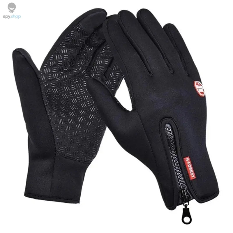 Winter Warm Men's Gloves Women Touchscreen Outdoor Sport Fishing Splash-proof Skiing Cycling Snowboard Nonslip Zipper Gloves