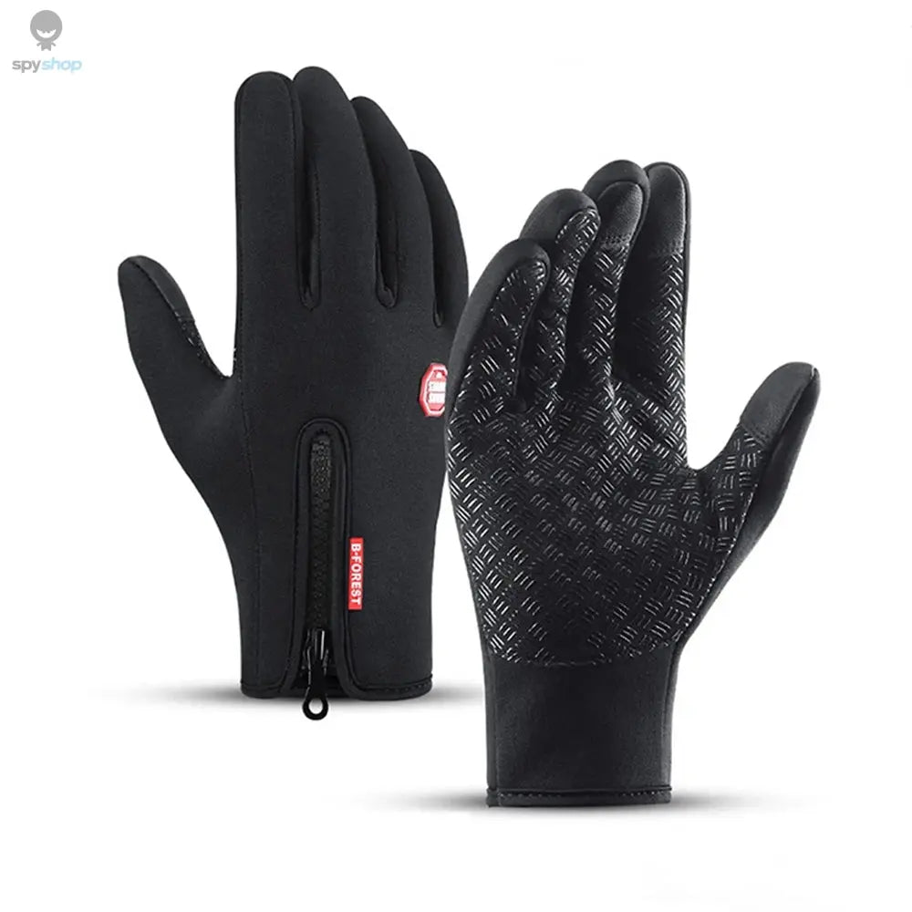 Winter Warm Men's Gloves Women Touchscreen Outdoor Sport Fishing Splash-proof Skiing Cycling Snowboard Nonslip Zipper Gloves