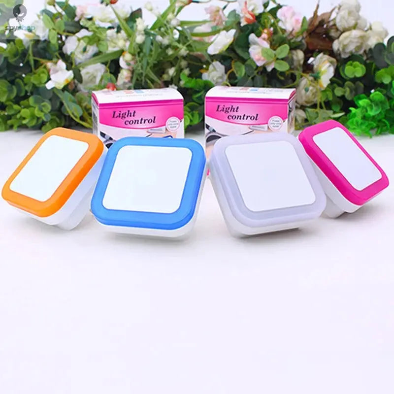 Wireless LED Night Light Sensor Lighting Mini EU/US Plug Night Lights For Children Room Bedroom Living Room Decoration Lighting Spy-shop.com