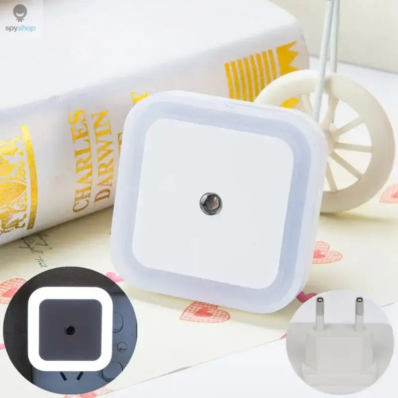 Wireless LED Night Light Sensor Lighting Mini EU/US Plug Night Lights For Children Room Bedroom Living Room Decoration Lighting Spy-shop.com
