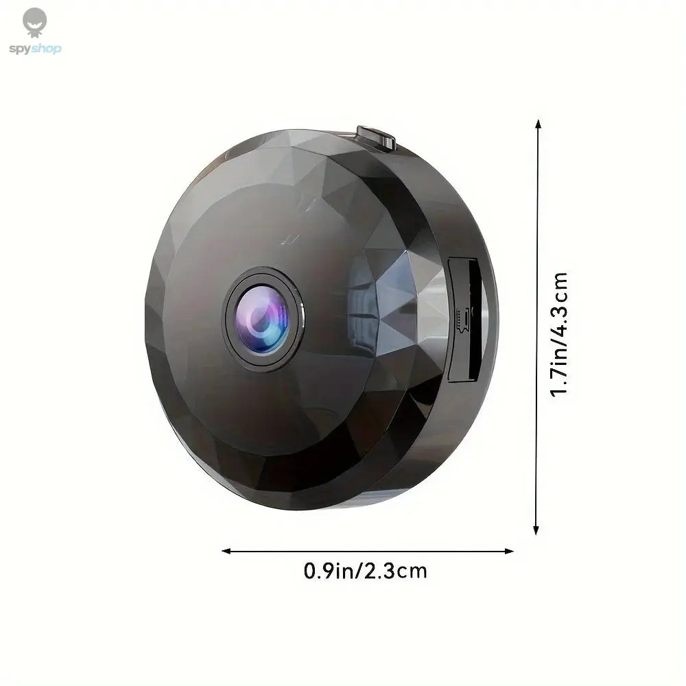 Wireless Mini WiFi Security Camera with Night Vision Motion Detection Rechargeable Battery Easy to Mount & App-Controlled Spy-shop.com