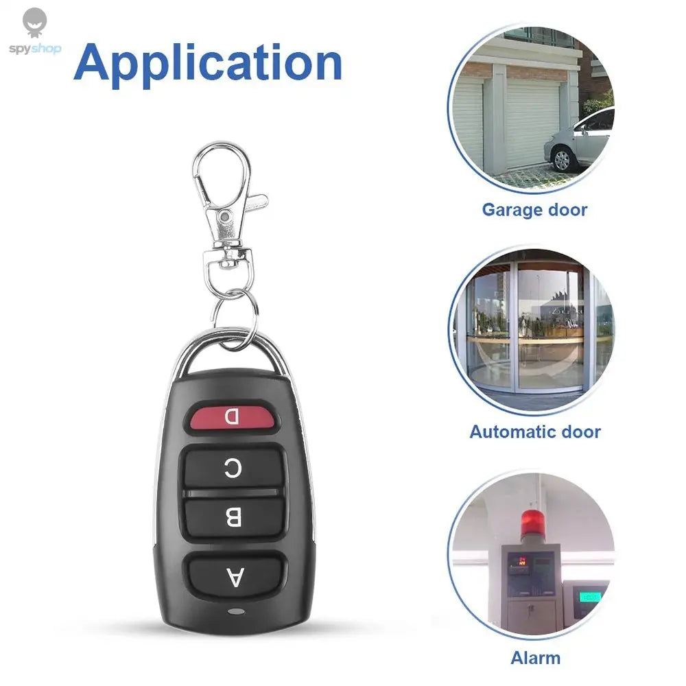 Wireless RF 433mhz Remote Control Copy Code Garage Door Gate Duplicator 433 Mhz Key Remote Opener Spy-shop.com
