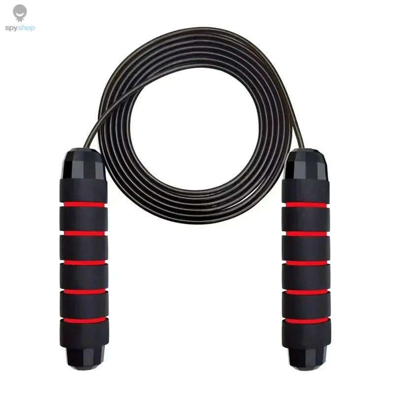 With Ball Bearings Adjustable Tangle-Free Speed Wire Jump Rope Workout with Foam Handles for Fitness Home Workouts and Slim Body Spy-shop.com