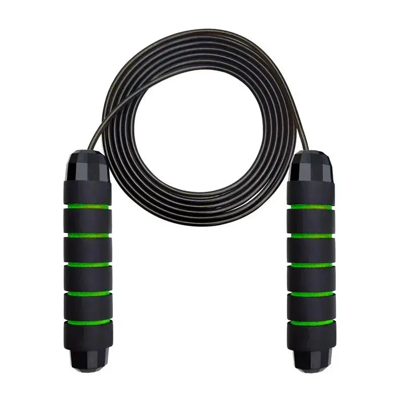 With Ball Bearings Adjustable Tangle-Free Speed Wire Jump Rope Workout with Foam Handles for Fitness Home Workouts and Slim Body Spy-shop.com