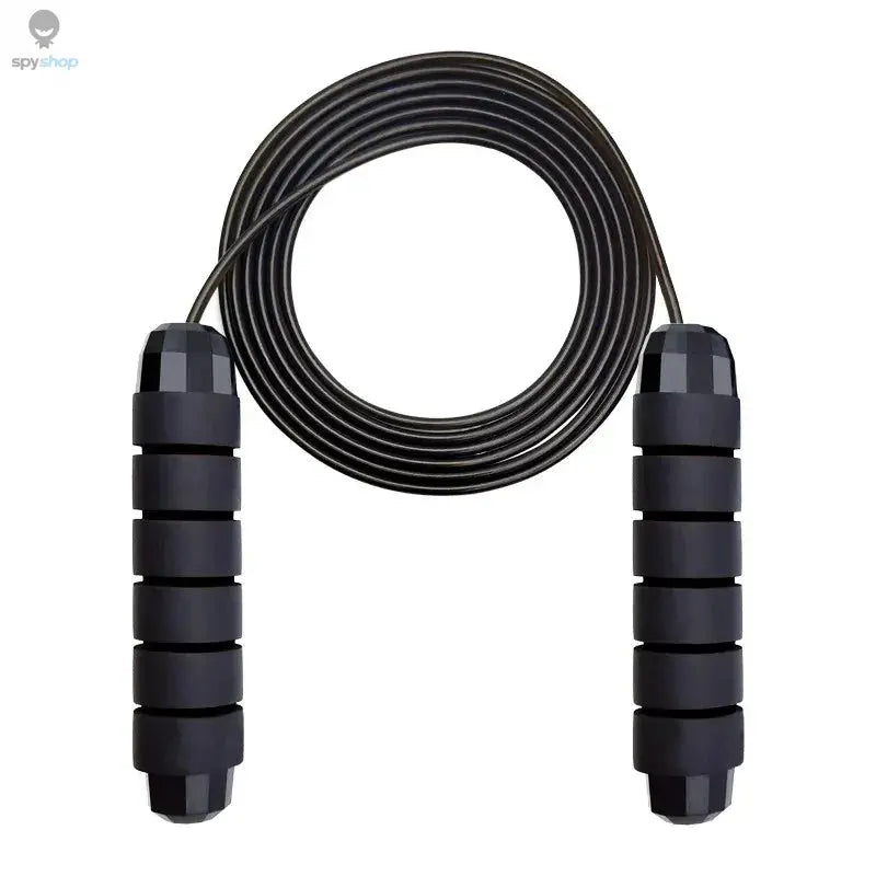 With Ball Bearings Adjustable Tangle-Free Speed Wire Jump Rope Workout with Foam Handles for Fitness Home Workouts and Slim Body Spy-shop.com