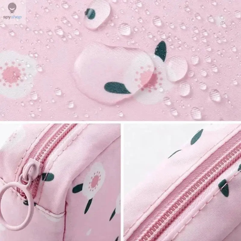 Women Sanitary Napkin Tampon Storage Bag Portable Waterproof Organizer Pouch Cartoon Pattern Sanitary Napkin Bag
