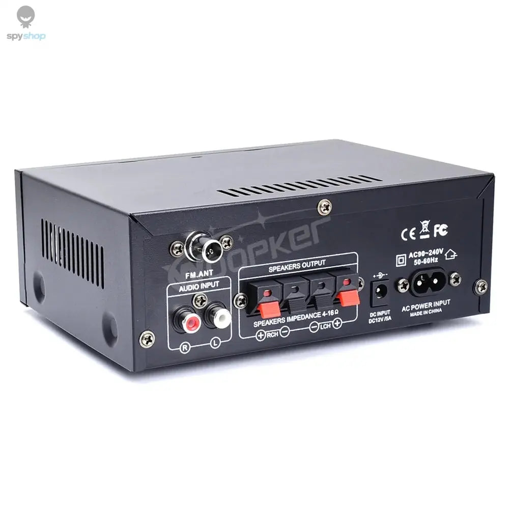 Woopker AK45 HiFi Digital Amplifier Max Power 90Wx2 Channel 2.0 Bluetooth Surround Sound AMP Speaker for Home Car Spy-shop.com