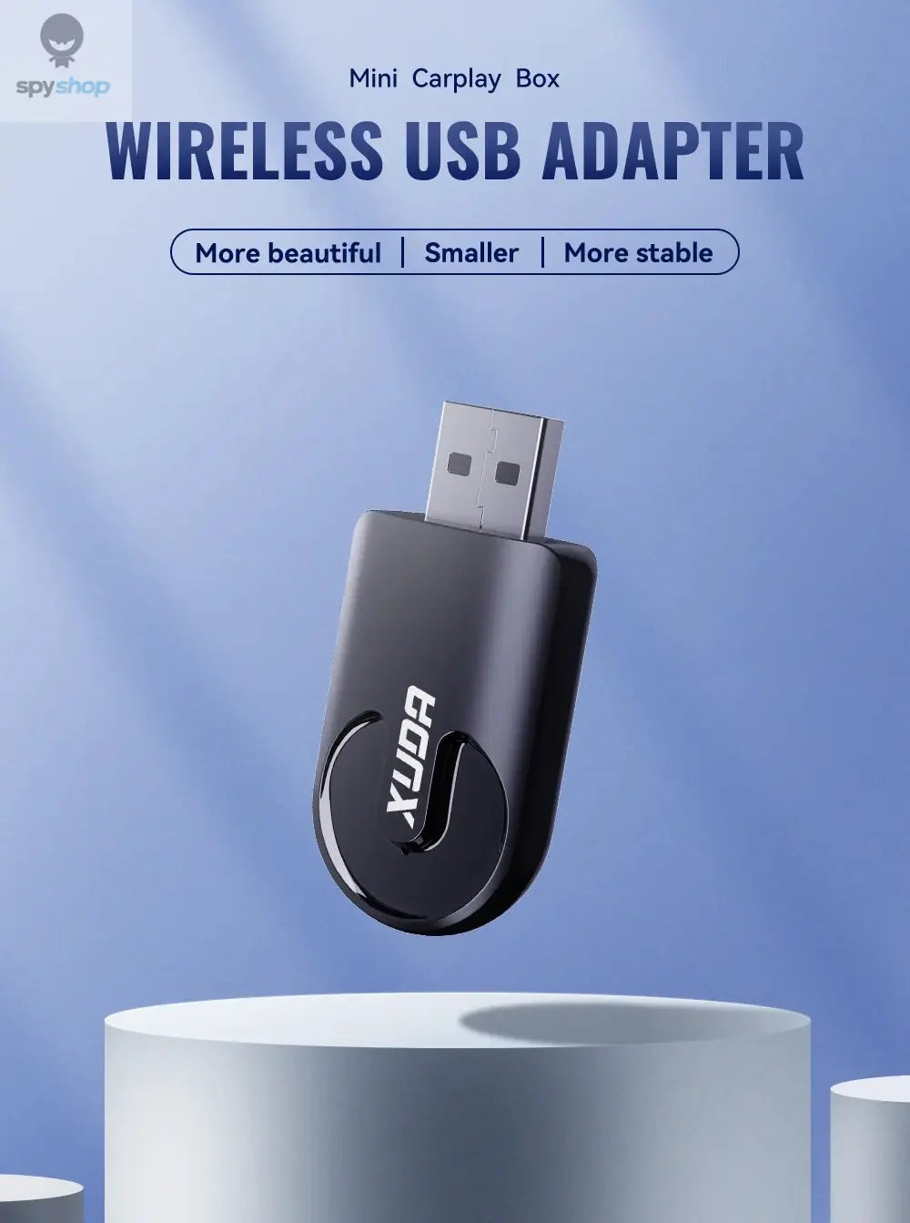 XUDA 2025 Wireless CarPlay Android Auto Wireless Adapter Smart Mini Box Plug And Play WiFi Fast Connect Universal For Nissan