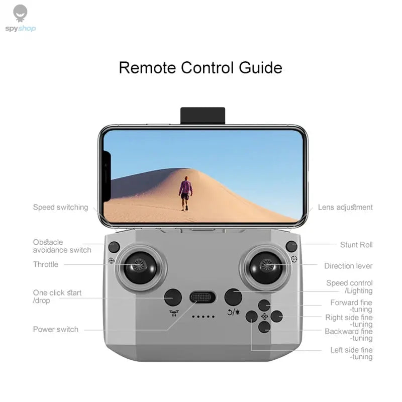 Xiaomi D16 Mini Drone Dual Camera 8K HDAerial Aircraft Obstacle Avoidance UAV Fixed Remote Control Airplane Gift Toys 20000M Spy-shop.com