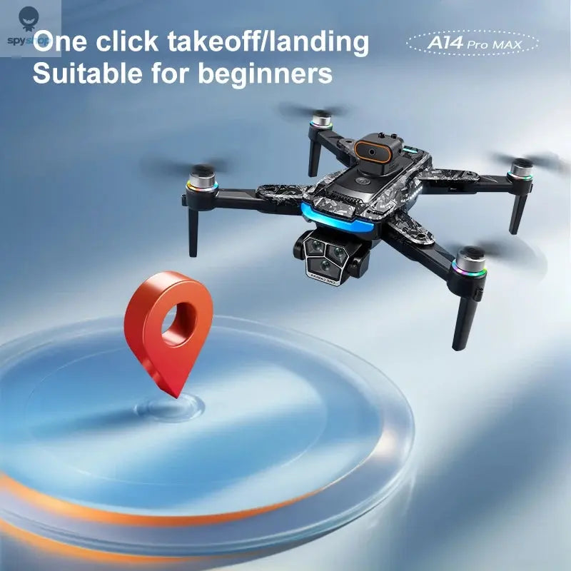 Xiaomi Mijia A14Pro max GPS Brushless 8K three Camera Optical Flow Obstacle Avoidance Foldable Quadcopter RC Distance Drone Toys